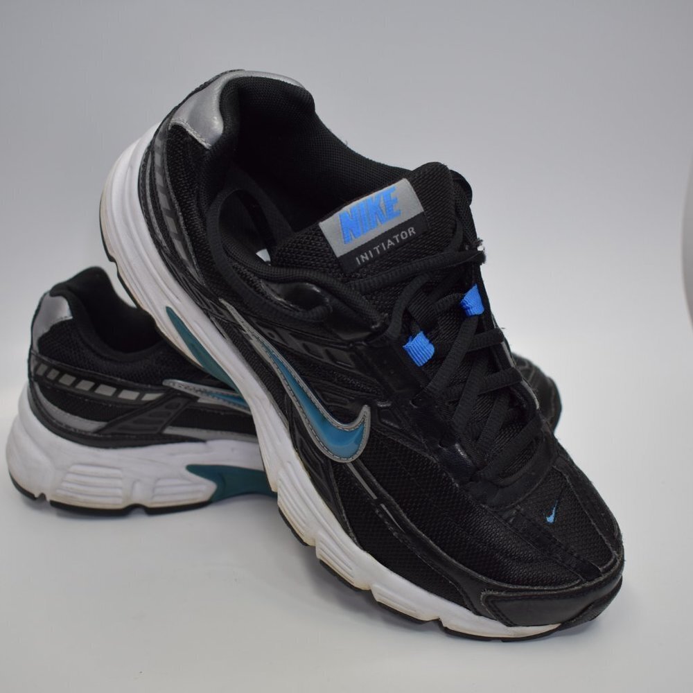 NIKE INITIATOR‎ BLACK/BLUE 394005-003 SZ 8